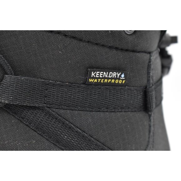 Keen Mens Size 10 Uneek SNK Chukka Triple Black Waterproof Boots Shoes - Picture 11 of 15